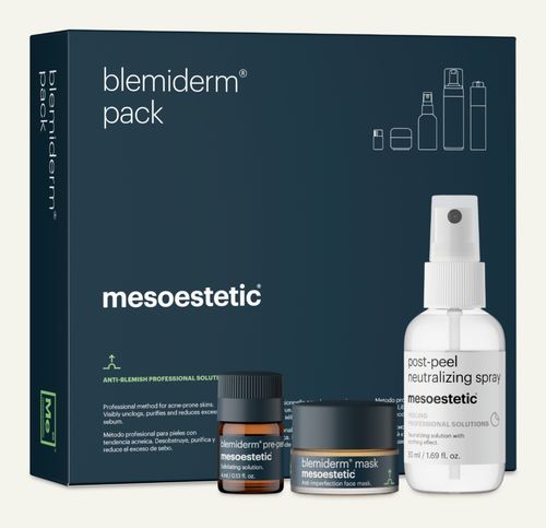 mesoestetic® blemiderm® pack used at Glow By Yaz